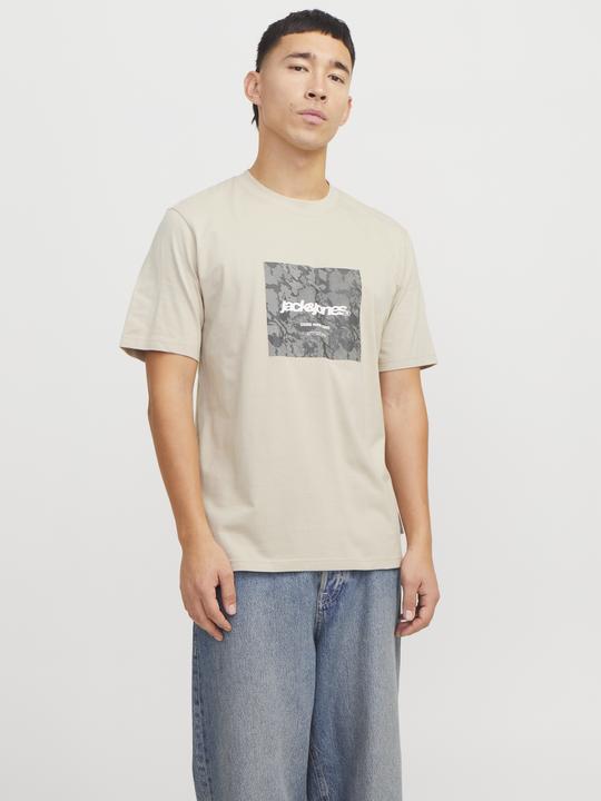 Image du produit Jack & Jones Jcotarmac Camo Front Tee Ss Crew Neck Ln (S)