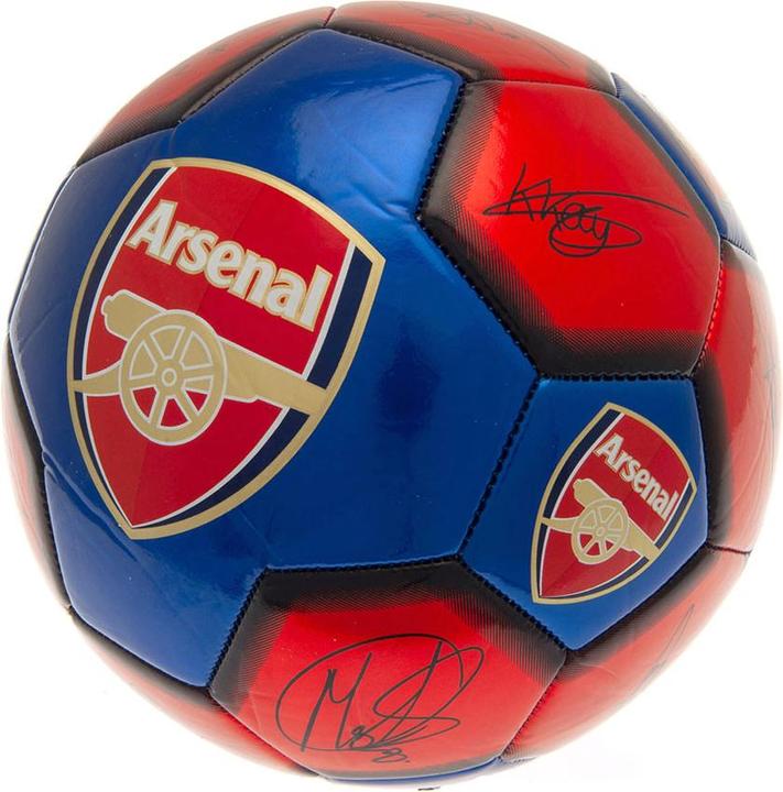 Arsenal FC Victory Through Harmony Fussball mit Unterschriften (1)