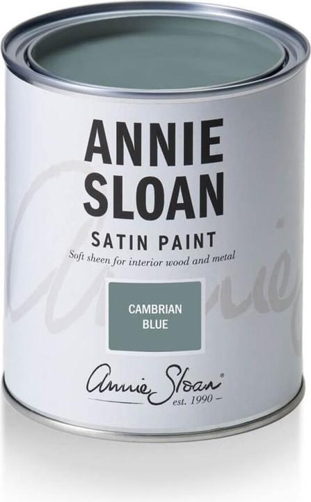Actual product image Annie Sloan Satin Paint Cambrian Blue (Cambrian Blue)