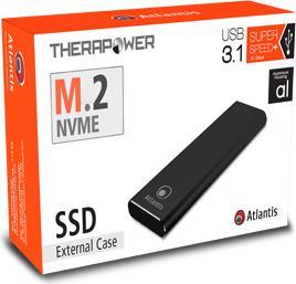 Image du produit Land A06-M2-NVME-01 Boîtier de stockage M.2 SSD Noir (M.2)