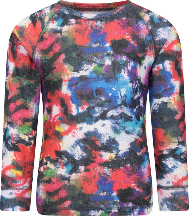 Actual product image Mountain Warehouse Childrens/Kids Talus Painted Effect Long-Sleeved Base Layer Set (98)