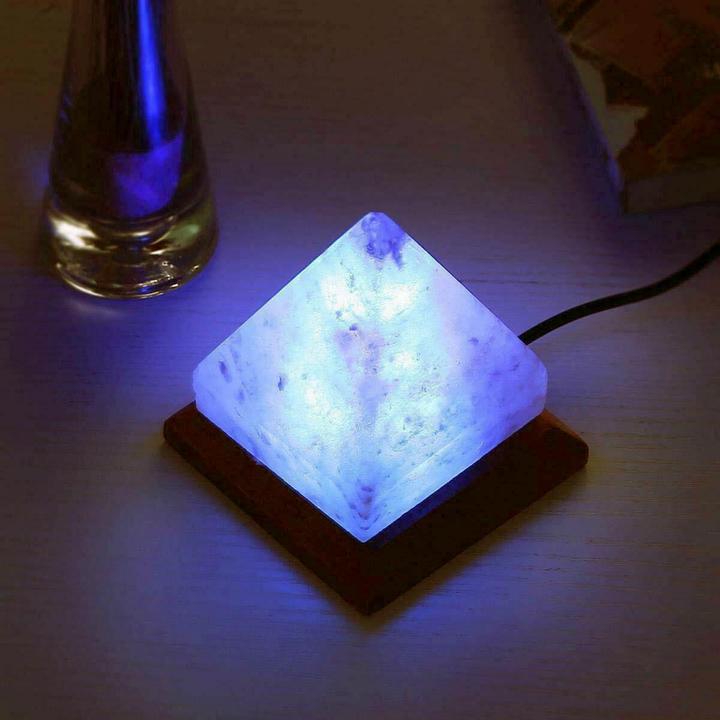 Image du produit JTI Lampe en sel de l'Himalaya - changement de couleur