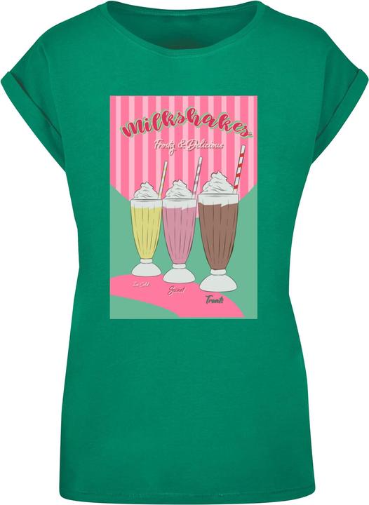 Mister Tee MisterTee Ladies Milkshake Tee - Extended Shoulder Tee - 178079 (S)