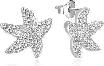 Moiss Fashion silver earrings with zircons E0002764 (L)