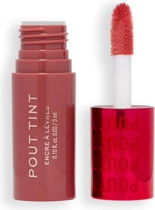 Image du produit Makeup Revolution Pout Tint Lip Gloss - Gloss pour les Lèvres Hydratant et Teinté 3 ml Rêves de Nuit (Rêves de nudité)