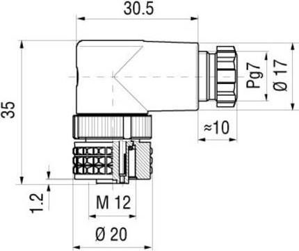 Image du produit Hirschmann Connecteur, préamplificateur
