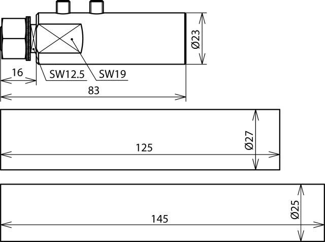 Produktbild Dehn AEA KO HVI 23 GR V2A Anschlusselement mit Montagematerial fÃ¼r HVI-long-Leit (Anschlussleiste)