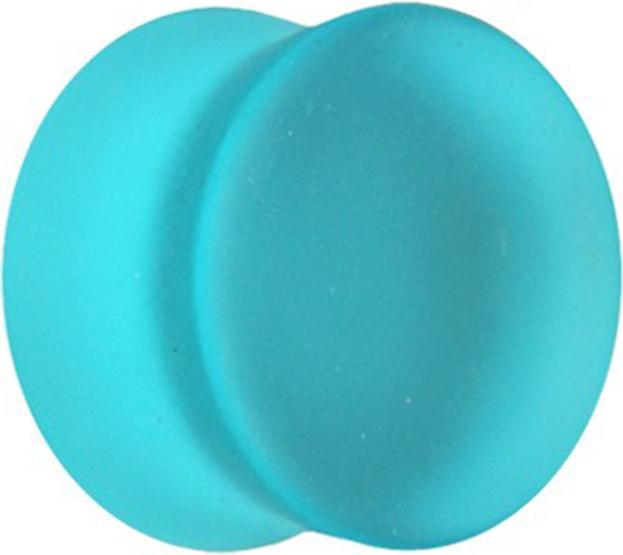 Image du produit Star Piercing Flared Plug matte aqua en verre (sans laiton, Verre)