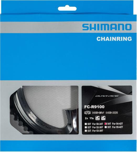 Actual product image Shimano Dura Ace FC-R9100 chainrings (54)