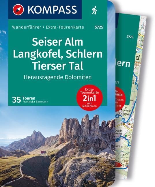 Produktbild Wanderführer Seiser Alm, Langkofel, Schlern, Tierser Tal - Herausragende Dolomiten, 35