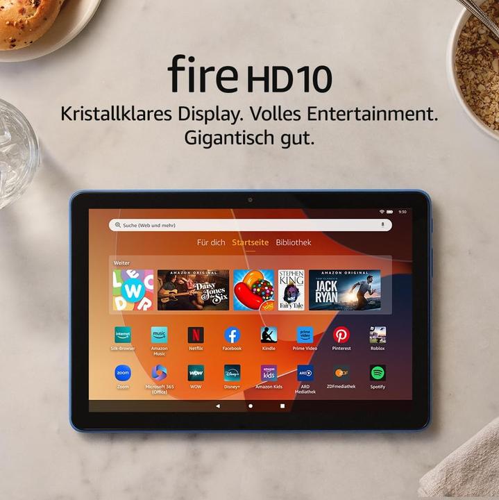 Actual product image Amazon Fire HD 10 (2021) incl. Alexa (10.10", 32 GB, Denim)