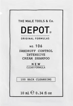 Immagine prodotto Depot 100 Detergente per capelli No 106 Clear Formula Pro-Vitamina B5 Shampoo per capelli antiforfora - (10 ml, Shampoo liquido)