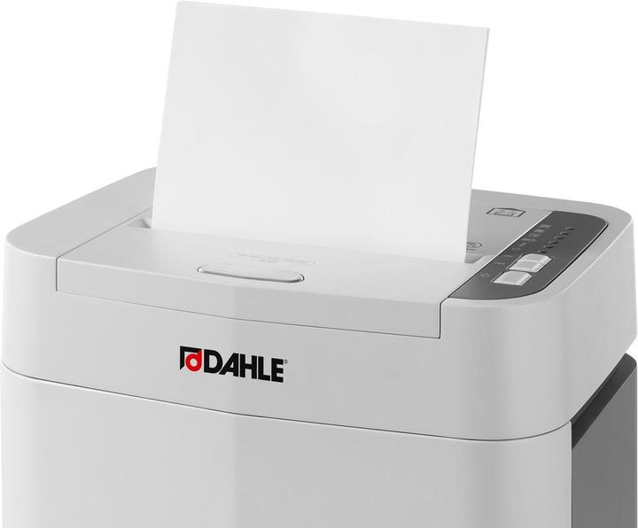 Produktbild Dahle ShredMATIC 150 Aktenvernichter mit Partikelschnitt P-4, 4 x 12 mm, bis 150 Blatt, lichtgrau (Partikelschnitt)