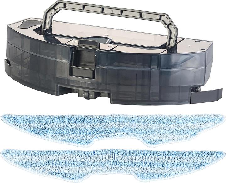 Sichler Elektronischer Wassertank & 2 Wischtücher für WLAN-Staubsauger-Roboter
