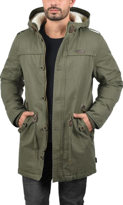 Image du produit Indicode Pulsoor Manteau D'Hiver À Capuche Avec Peau De Mouton Parka D'Hiver Veste Longue Pour Homme (M)