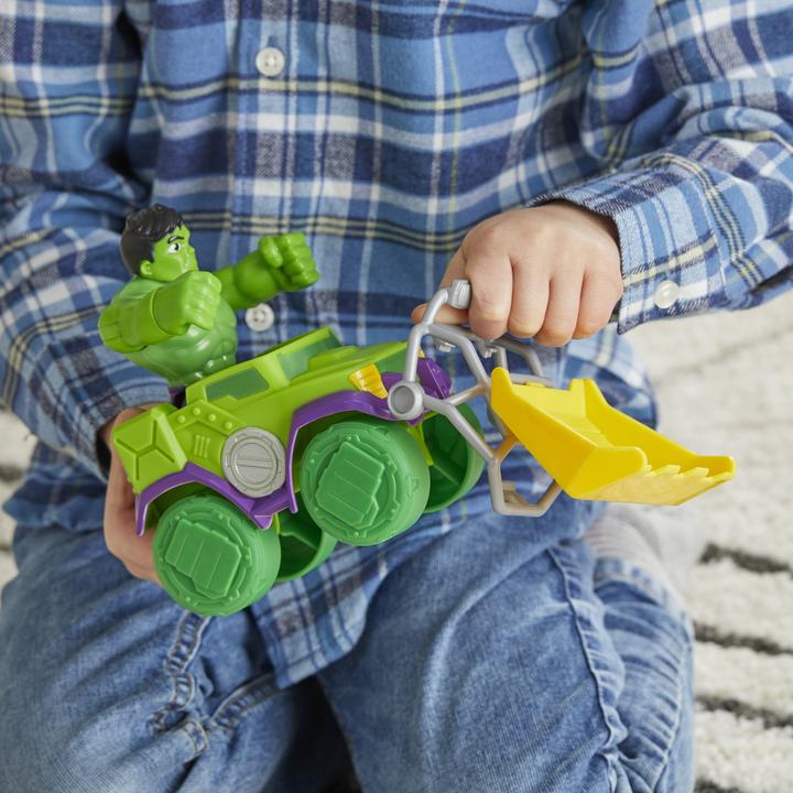 Image du produit Hasbro Marvel Spidey and His Amazing Friends coffret Camion démolisseur de Hulk