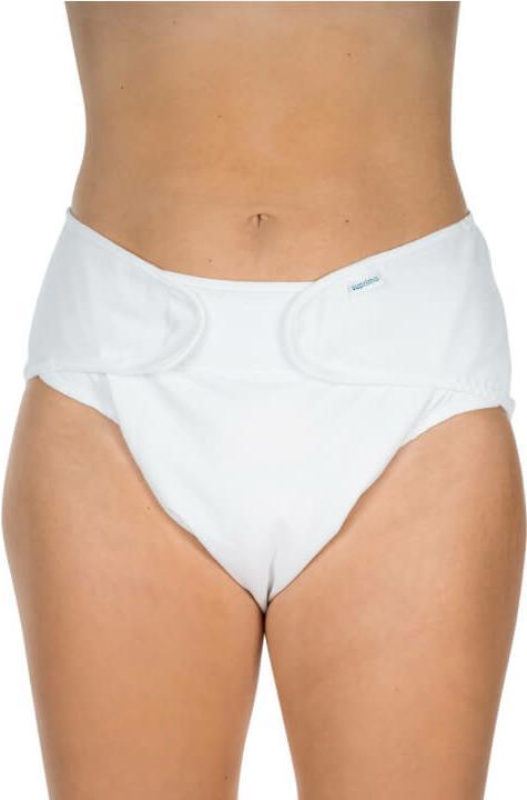 Suprima Windelslip mit Klettverschluss für Damen & Herren (1 x, Large, Mini, Normal)