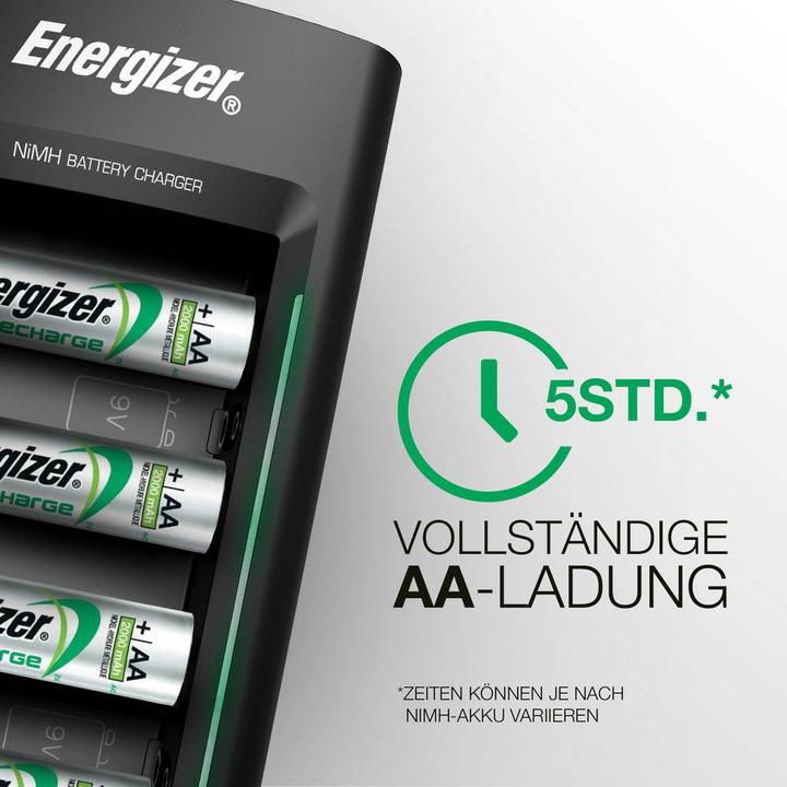 Produktbild Energizer Recharge Universal (1 Stk., D, 9V Block, AAA, AA, 2300 mAh, Ladegerät ohne Akku)