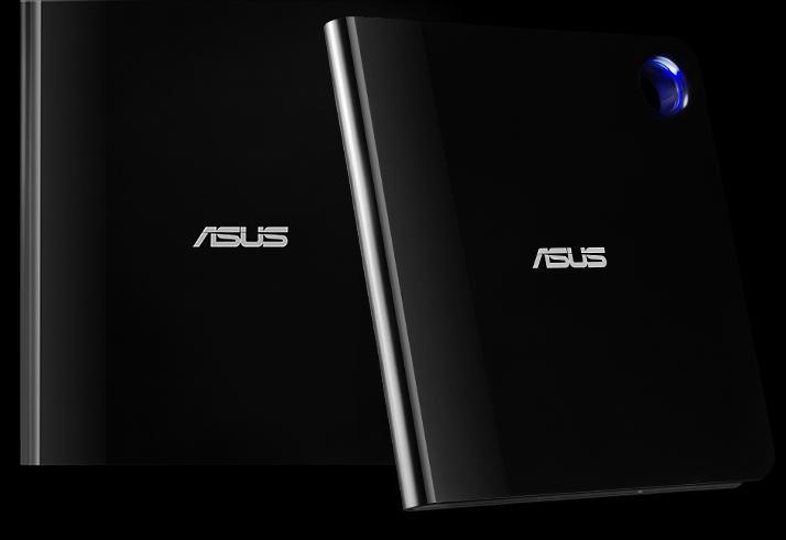 Actual product image ASUS SBW-06D5H-U BLACK USB3.1 (Blu-ray drive, Blu-ray burner, CD burner, CD drive, DVD writer, DVD drive)