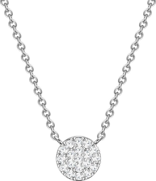 Actual product image Glanzstücke München Ladies Sterling Silver Zirconia silver 40.0 cm base chain + 5.0 cm extension - 30034 (Sterling Silver, 40 - 45 cm)
