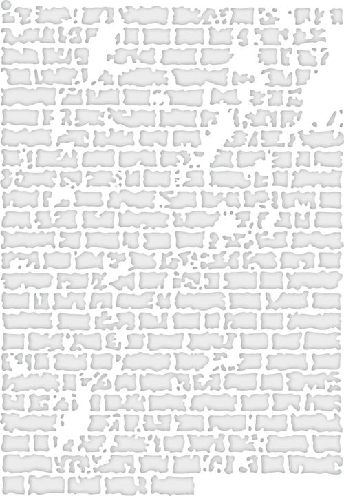 Produktbild Pronty Crafts Schablone "Mauerwerk", A5
