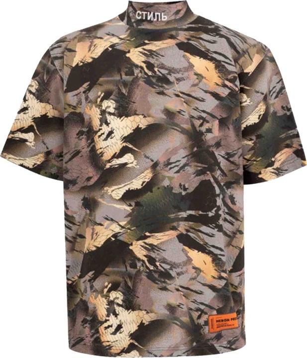 Heron Preston Camouflage Print T-shirt (M)
