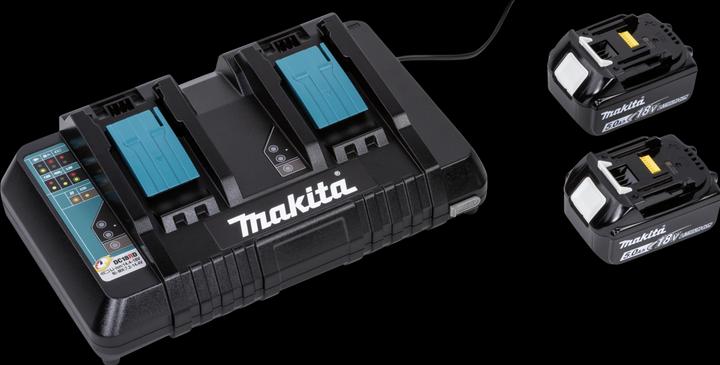 Image du produit Makita DLM432PT2 Tondeuse à gazon sans fil 2X18V, 43cm, 2X5,0Ah Li-Ion DC18RD, 3 (Fonctionnement sur batterie)