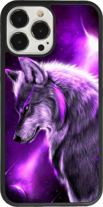 Immagine prodotto PhoneLook Cover Silicone Nero Viola Cielo Lupo (Apple iPhone 13 Pro Max)