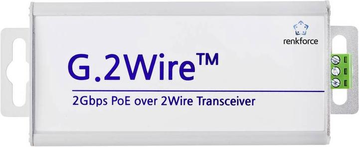 Produktbild Renkforce RF-5230760 Netzwerkverlängerung 2-Draht Reichweite (max.): 500 m 1 St. (Netzwerk Zubehör)