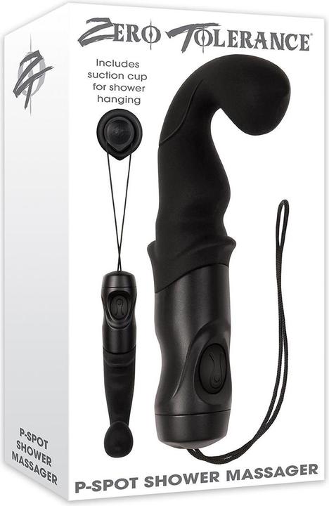 Produktbild Zero Tolerance P-Spot Shower Massager Black 19,6 cm