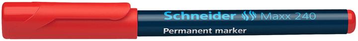 Image du produit Schneider Marqueur permanent Maxx 240 Largeur de trait : 1-2 mm Couleur de l'encre : rouge (Rouge, 2 mm, 10 x)