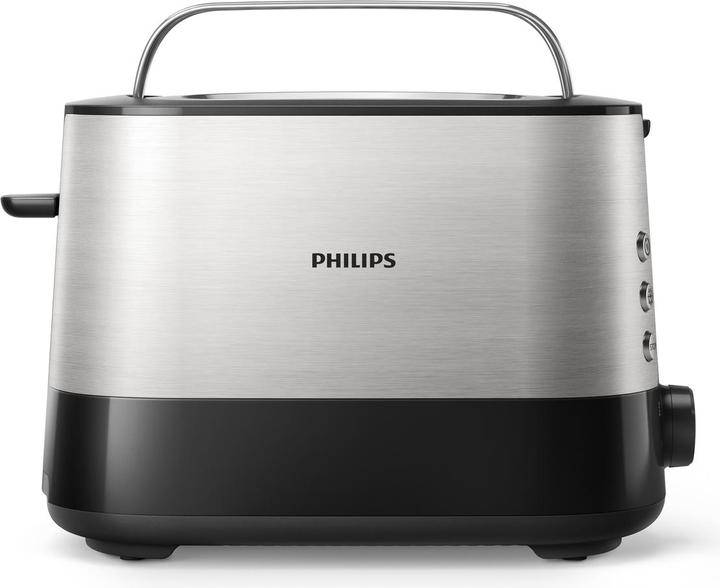 Produktbild Philips Viva Collection HD2635/90 toaster 2 slice(s) Black, Titanium