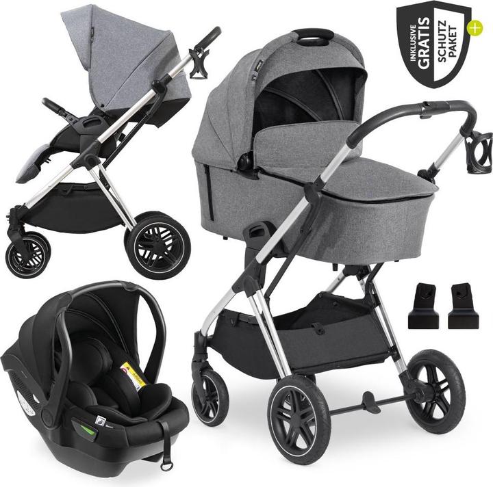 Produktbild Hauck 3in1 Kinderwagen-Set Vision X Trio Set Black