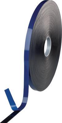 Actual product image tesa Acrylic tape, double-sided, 12mm x 18m, black (12 mm)