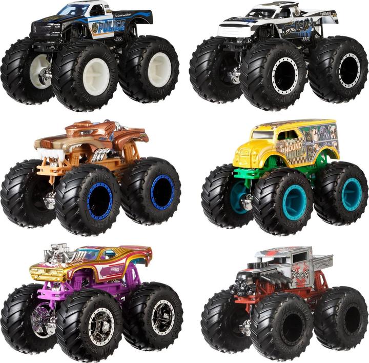 Hot Wheels Monster Trucks, Die-Cast, assortiert, 1 Stück