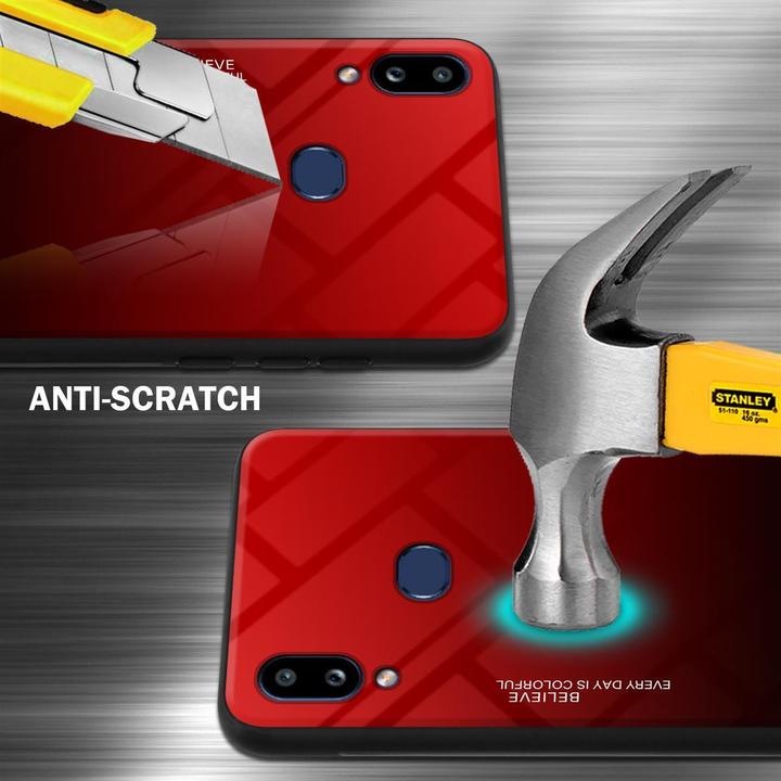 Image du produit Cadorabo Couverture en verre TPU 2 couleurs (Samsung Galaxy A10s, Samsung Galaxy M01s)
