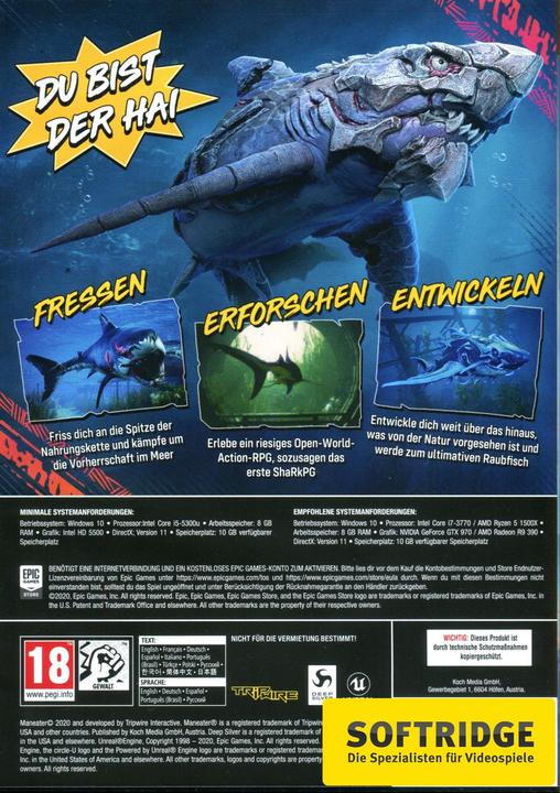 Immagine prodotto Deep Silver Maneater - Day One Edition (PC, Multilingue)