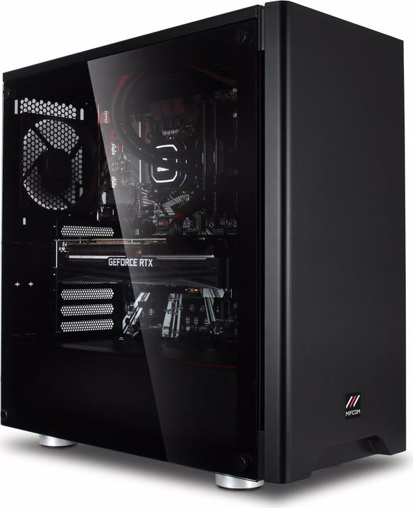 Produktbild Mifcom Savage RTX2080Ti Core i7 (Intel Core i7-9700K, 16 GB, 500 GB, GeForce RTX 2080 Ti)