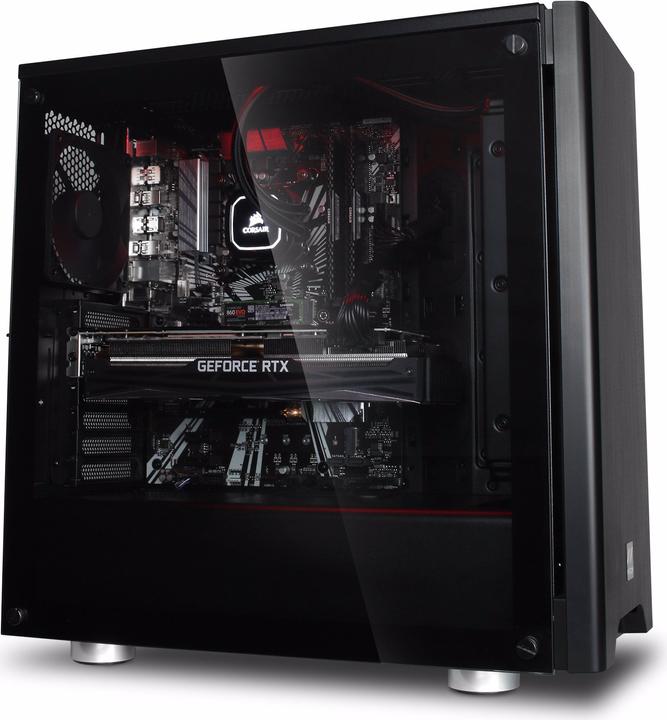 Produktbild Mifcom Savage RTX2080Ti Core i7 (Intel Core i7-9700K, 16 GB, 500 GB, GeForce RTX 2080 Ti)