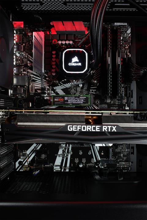 Produktbild Mifcom Savage RTX2080Ti Core i7 (Intel Core i7-9700K, 16 GB, 500 GB, GeForce RTX 2080 Ti)
