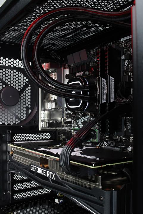 Produktbild Mifcom Savage RTX2080Ti Core i7 (Intel Core i7-9700K, 16 GB, 500 GB, GeForce RTX 2080 Ti)