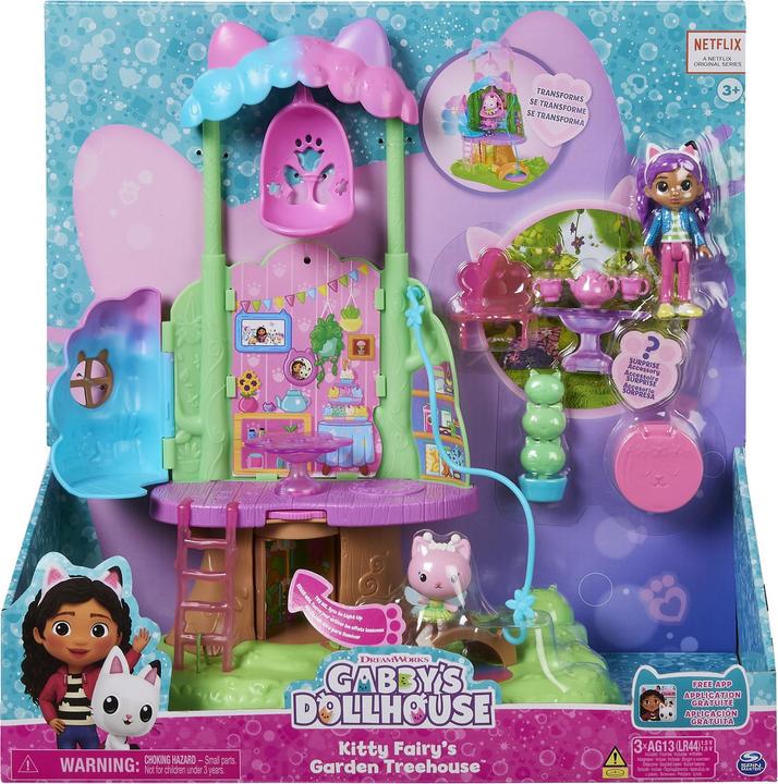 Gabby's Dollhouse Fairy's Garden Treehouse