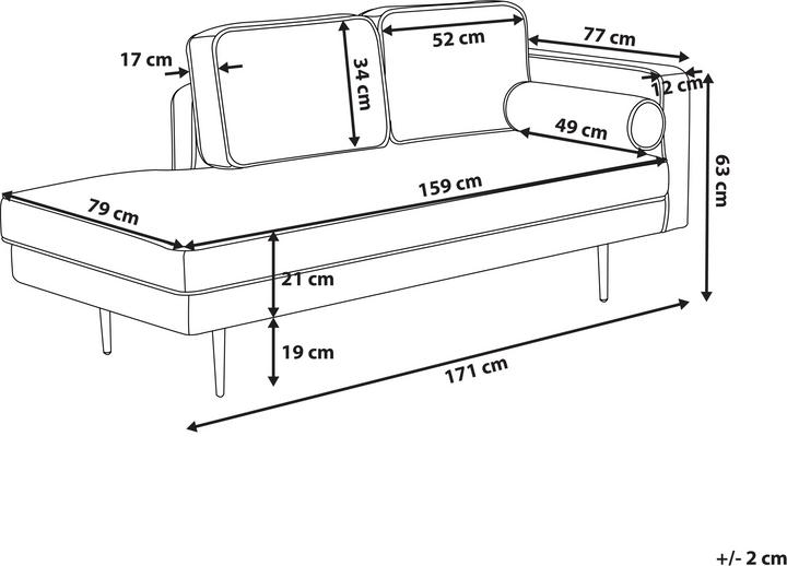 Produktbild Beliani Miramas (2-Sitzer)