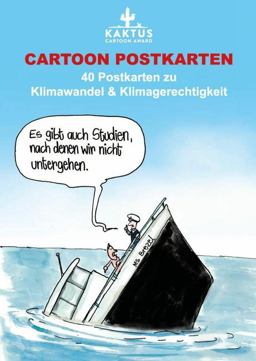 Image du produit Cartoon Postkarten - Klimawandel