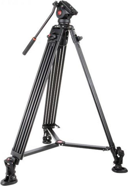 Immagine prodotto Viltrox Treppiede video 188cm in alluminio con testa fluida (Metallo)