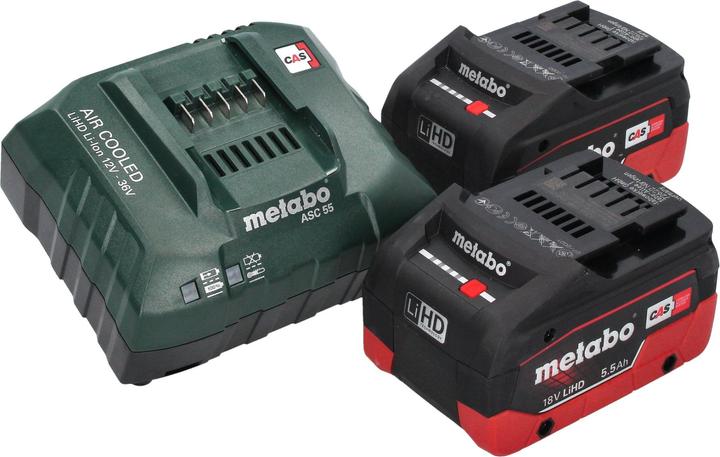 Produktbild Metabo RW 18 LTX 120 Akku Rührwerk 18 V 40 l Mischmenge 2x LiHD Akku 5,5 Ah + Ladegerät