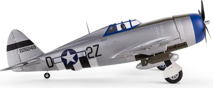 Actual product image E-Flite FLIEGER P-47 RAZORBA. 1200mm EP BNP BNF BASIC (Warbird)