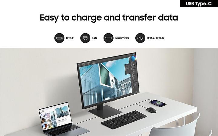 Actual product image Samsung ViewFinity S8 - S80UD (3840 x 2160 Pixels, 27")