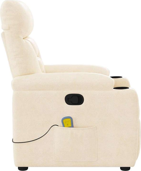 Produktbild VidaXL Massagesessel Beige Mikrofasergewebe