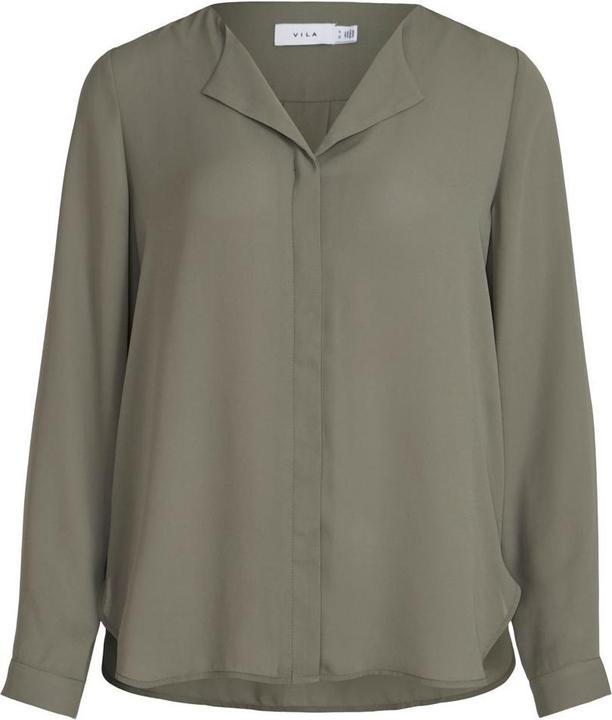 Image du produit Vila Chemise à col fendu High Low (XL)